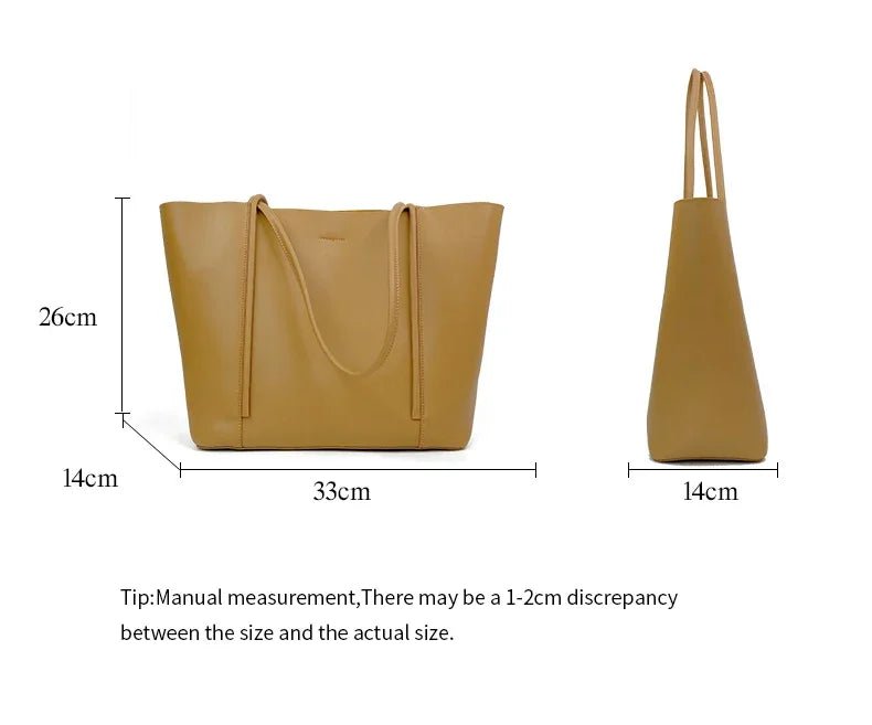 Genuine Leather Tote Bag – Women’s Work & Daily Bag - Image 15