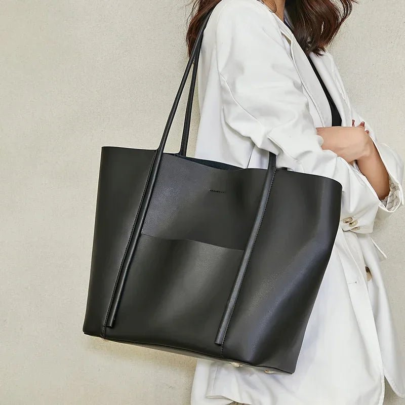 Genuine Leather Tote Bag – Women’s Work & Daily Bag - Image 29