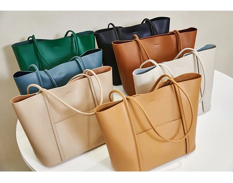 Genuine Leather Tote Bag – Women’s Work & Daily Bag - Image 11