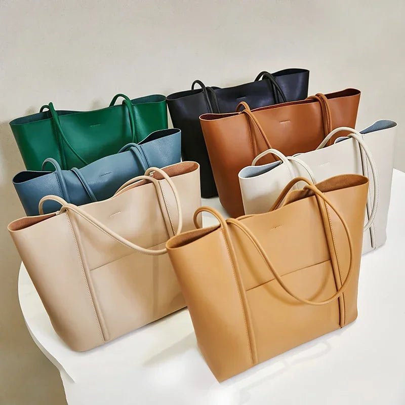 Genuine Leather Tote Bag – Women’s Work & Daily Bag - Image 6