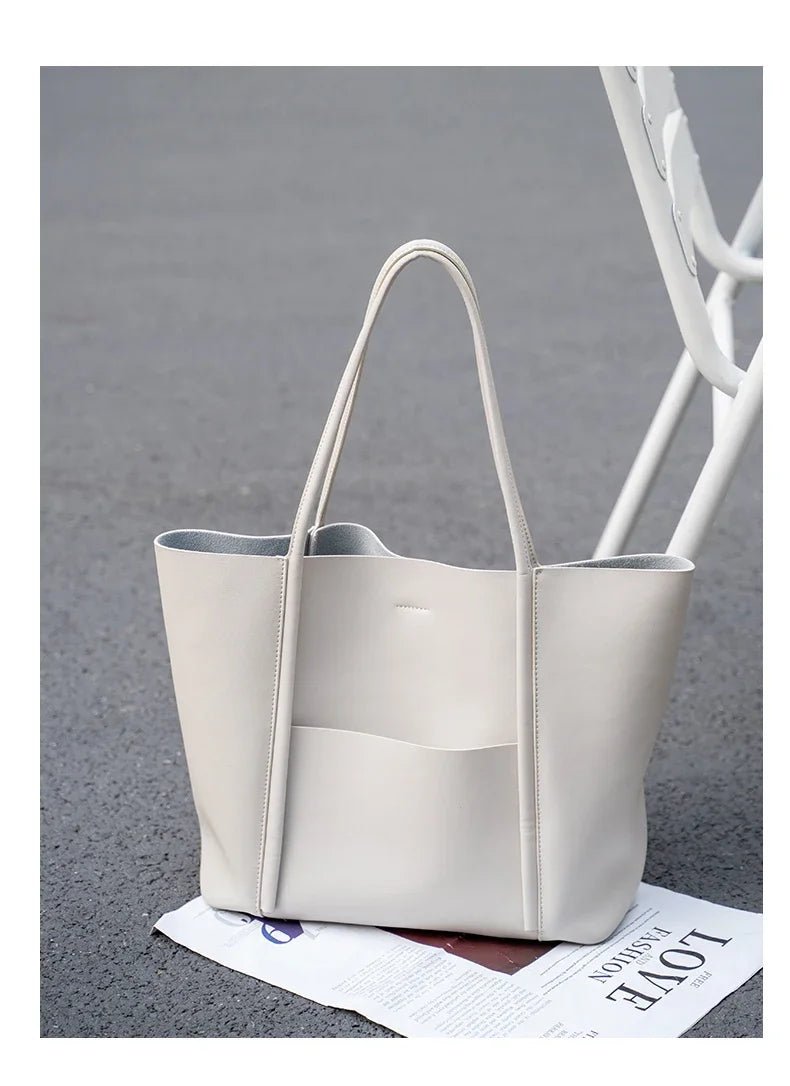 Genuine Leather Tote Bag – Women’s Work & Daily Bag - Image 22